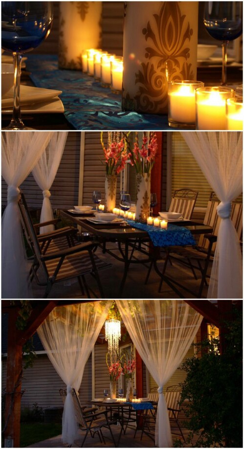 Romantic Dining Patio For Under $100