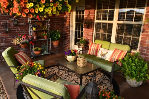 Colorful Spring Patio