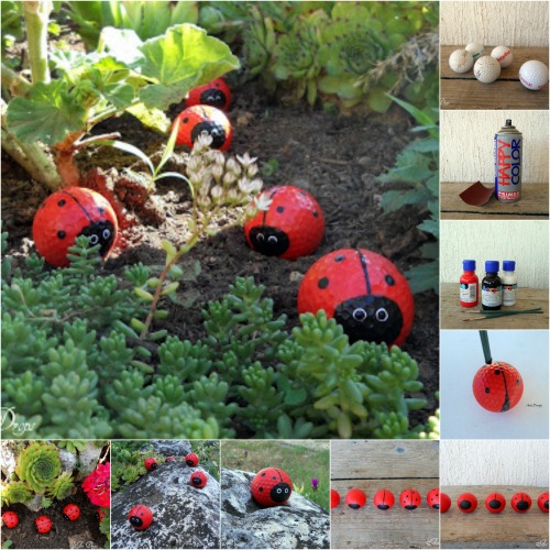 Turn Old Golf Balls into the Cutest Ladybugs You’ve Ever Seen