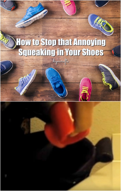 How to Stop that Annoying Squeaking in Your Shoes {Video}