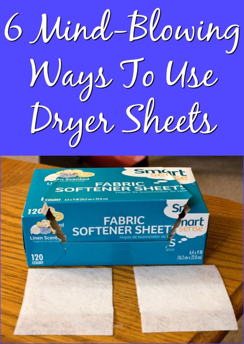 6 Mind-Blowing Ways To Use Dryer Sheets {Brilliant Ideas}