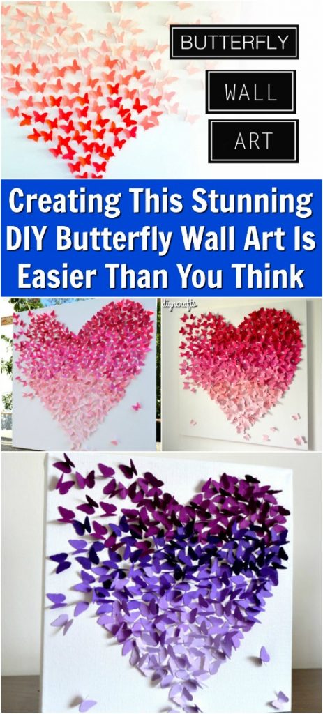Creating This Stunning DIY Butterfly Wall Art Is Easier Than You Think {Video}