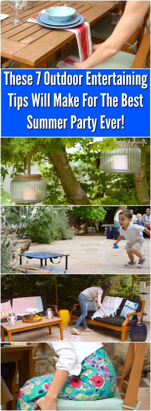 These 7 Outdoor Entertaining Tips Will Make For The Best Summer Party Ever! {Video}