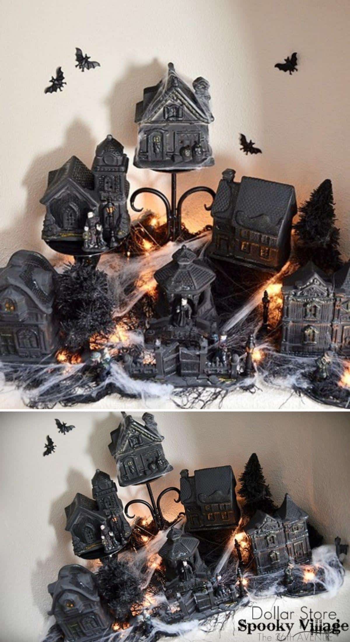 Halloween Village on a Budget