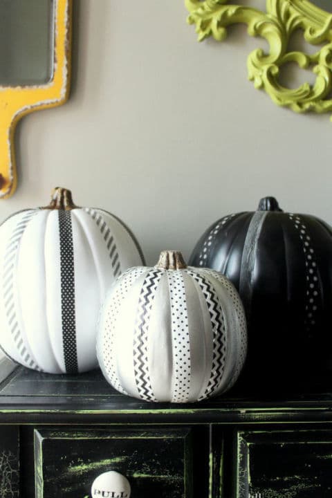 57. Washi Tape Pumpkins