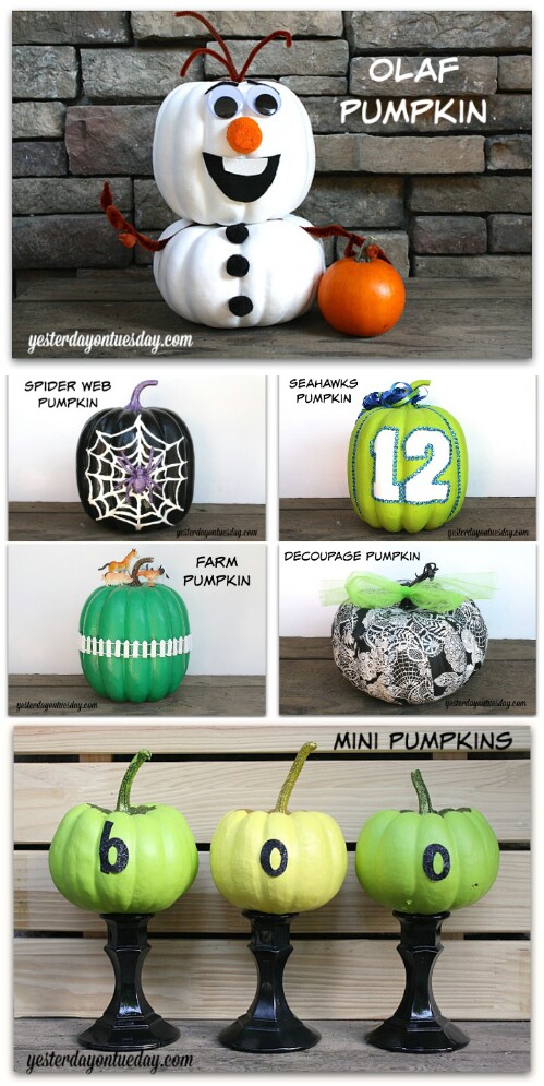 7. Amazing No-Carve Pumpkins