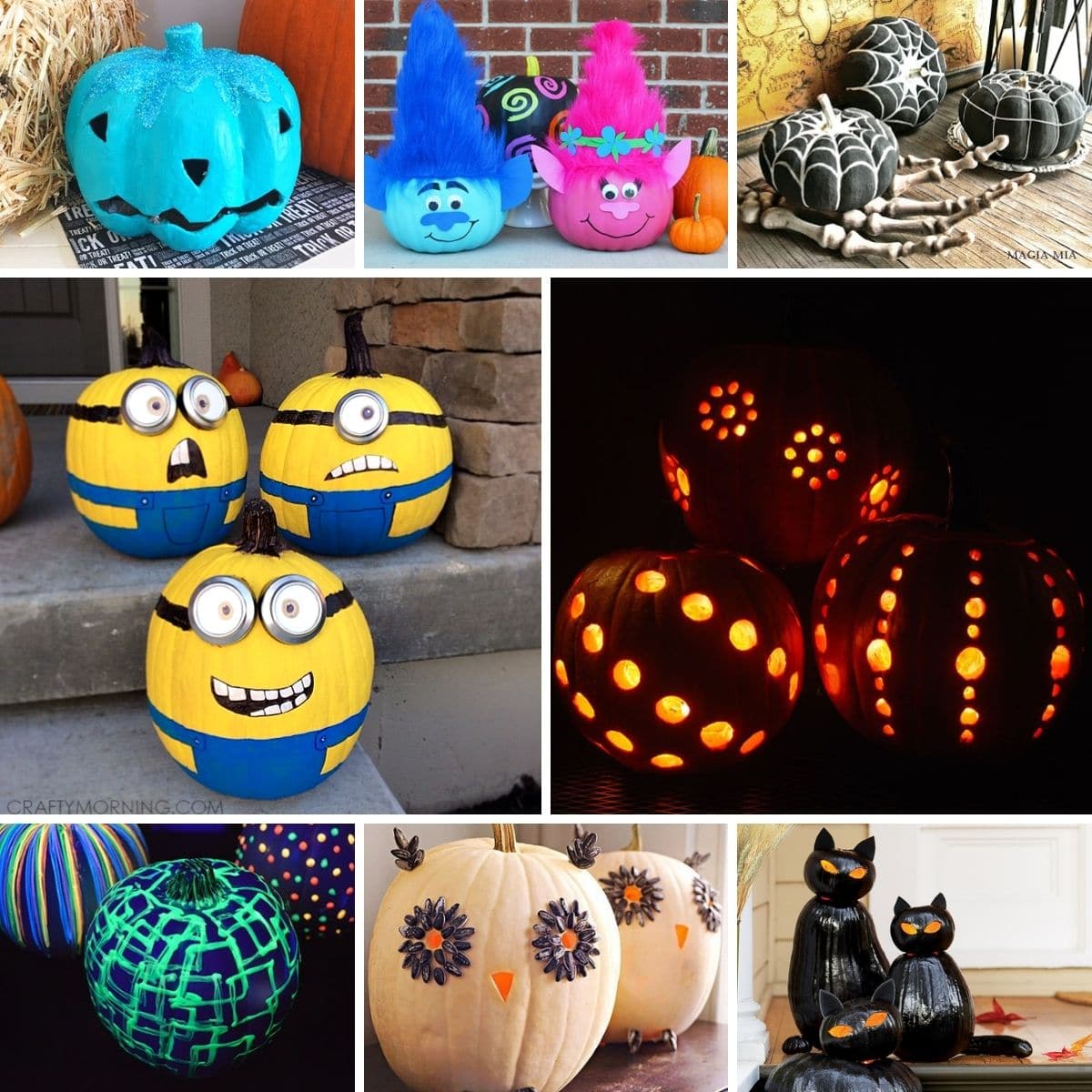 10+ Creative Pumpkin Carving and Decorating Ideas You Can Easily DIY