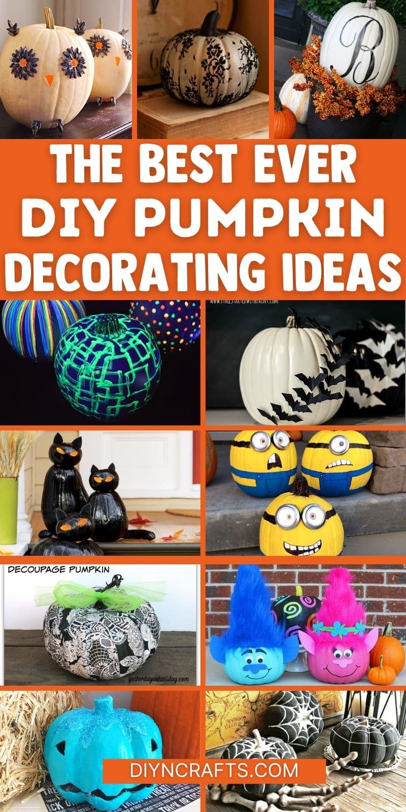 70+ Creative Pumpkin Carving and Decorating Ideas You Can Easily DIY