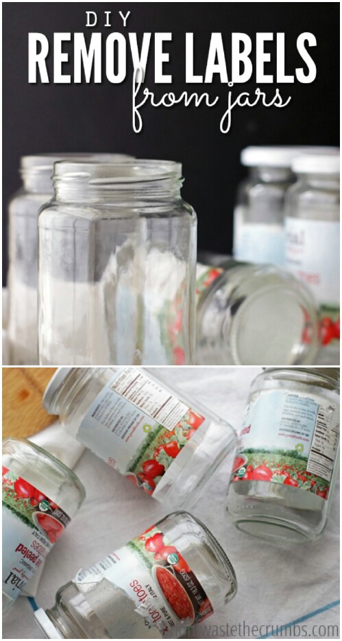 Remove labels cleanly from jars.
