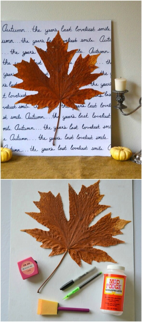 Autumn Leaf Art