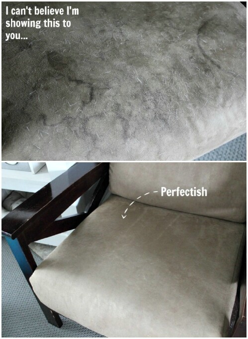 Clean your microfiber furniture.