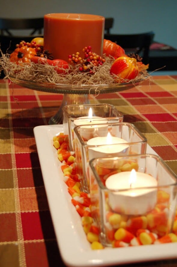 Candy Corn Centerpiece