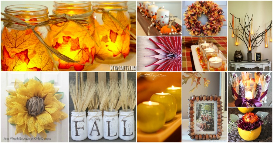 60 Fabulous Fall DIY Projects To Decorate And Beautify Your Home DIY   Fall Decorating Projects 