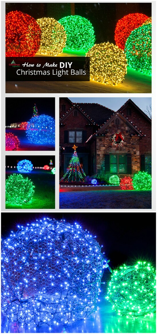 20 Impossibly Creative DIY Outdoor Christmas Decorations  DIY & Crafts