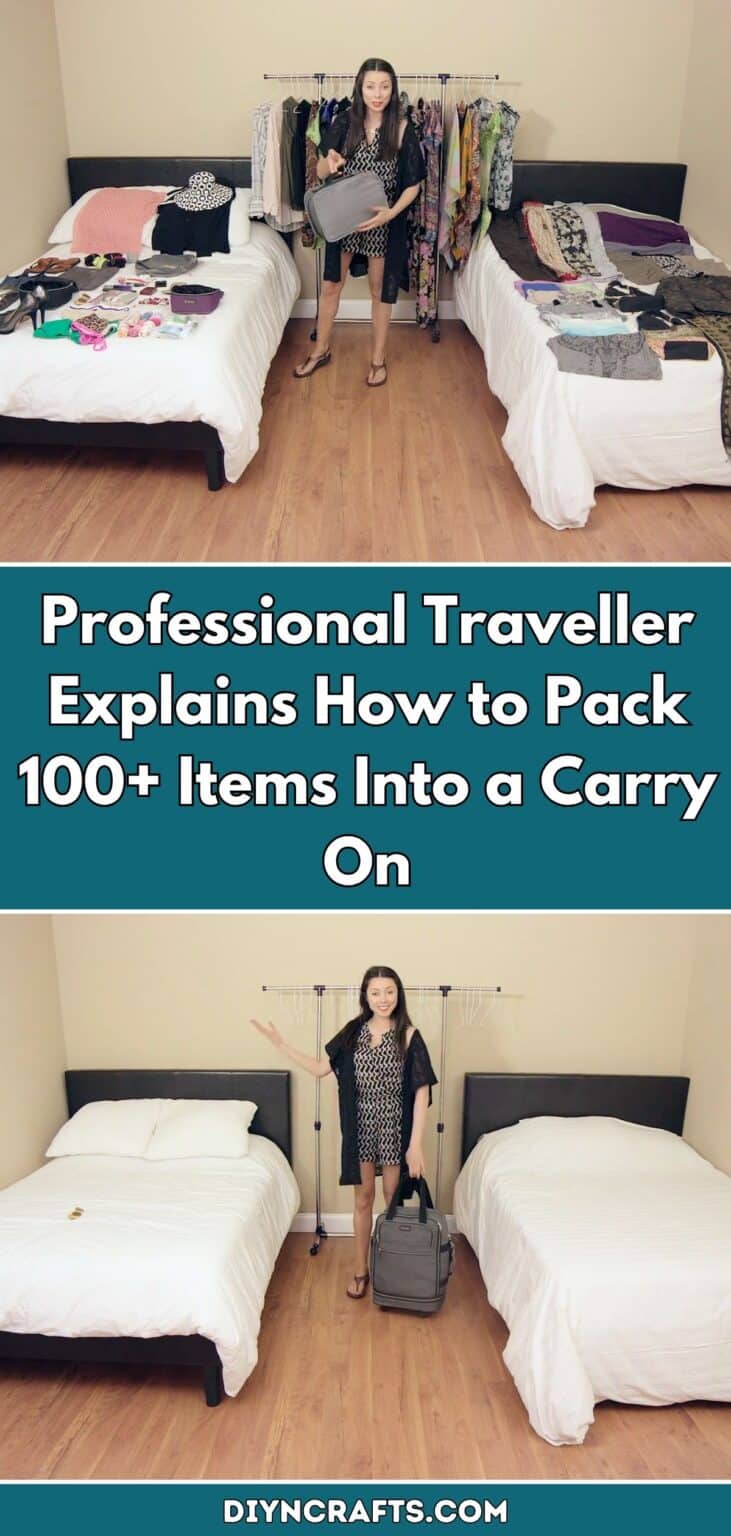 Professional Traveller Explains How to Pack 100+ Items Into a Carry On ...