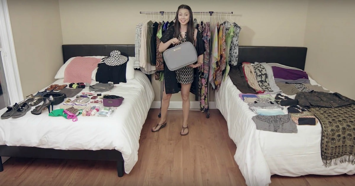 Professional Traveller Explains How to Pack 100+ Items Into a Carry On