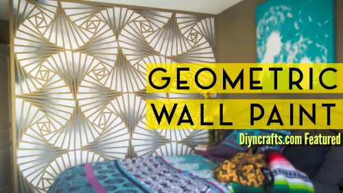 This Beyond Genius DIY Geometric Wall Art Project Will Blow Your Mind