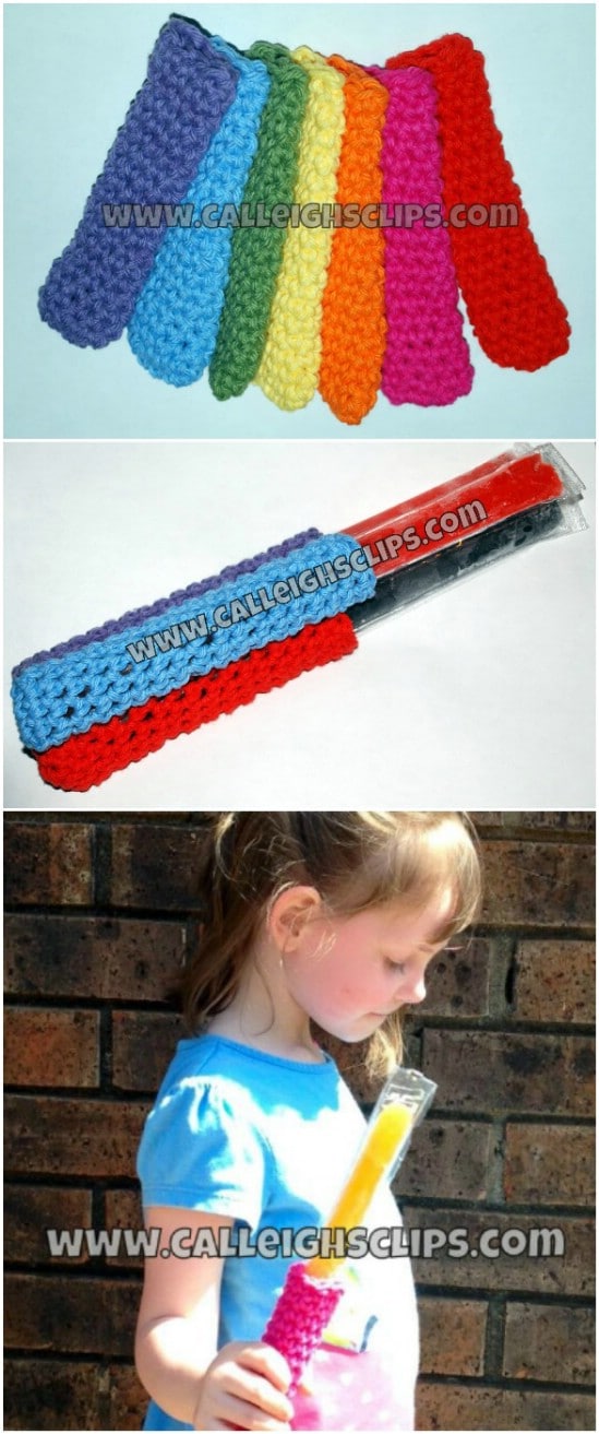 Crocheted Popsicle Snuggy