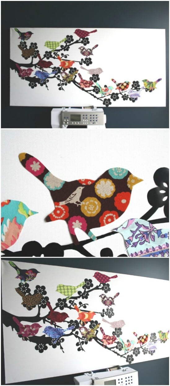 Outgrown Clothing Wall Art - 20 Adorably Creative Upcycling Projects To Repurpose Old Baby Clothes