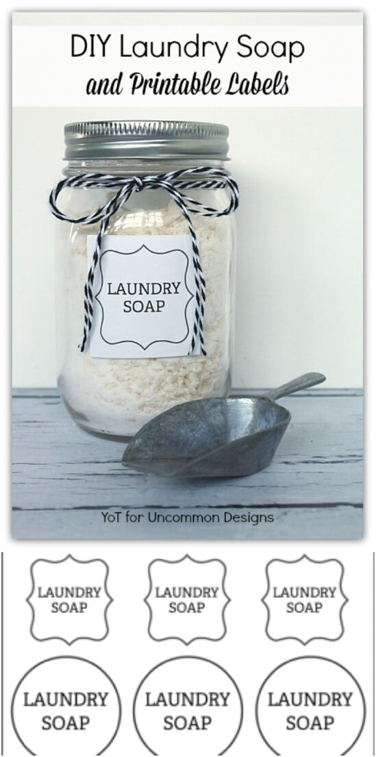 Homemade Laundry Soap Storage - 30 Mind Blowing DIY Mason Jar Organizers You’ll Want To Make Right Away