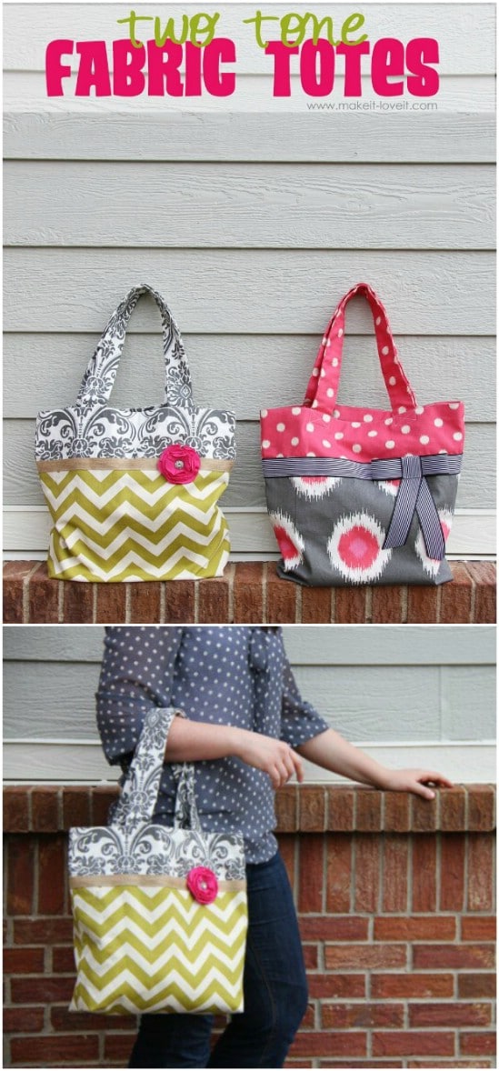 Easy Two Toned Tote