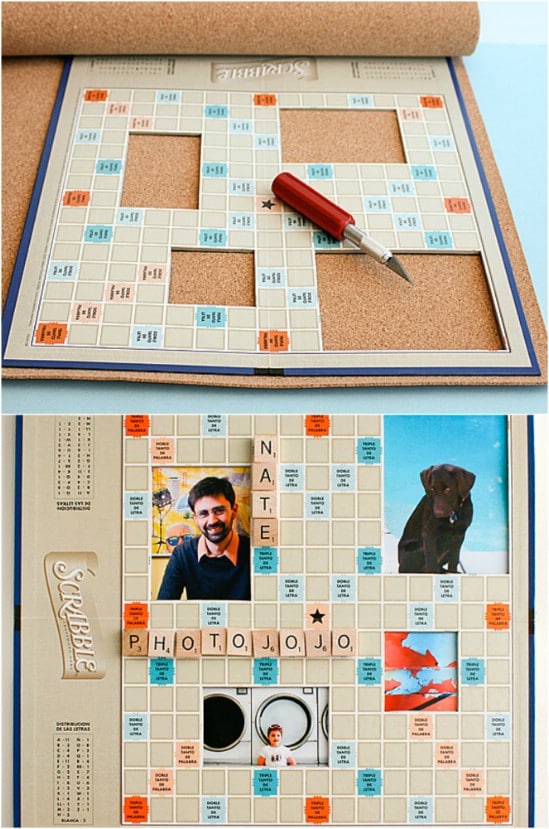 Scrabble Board Picture Frame