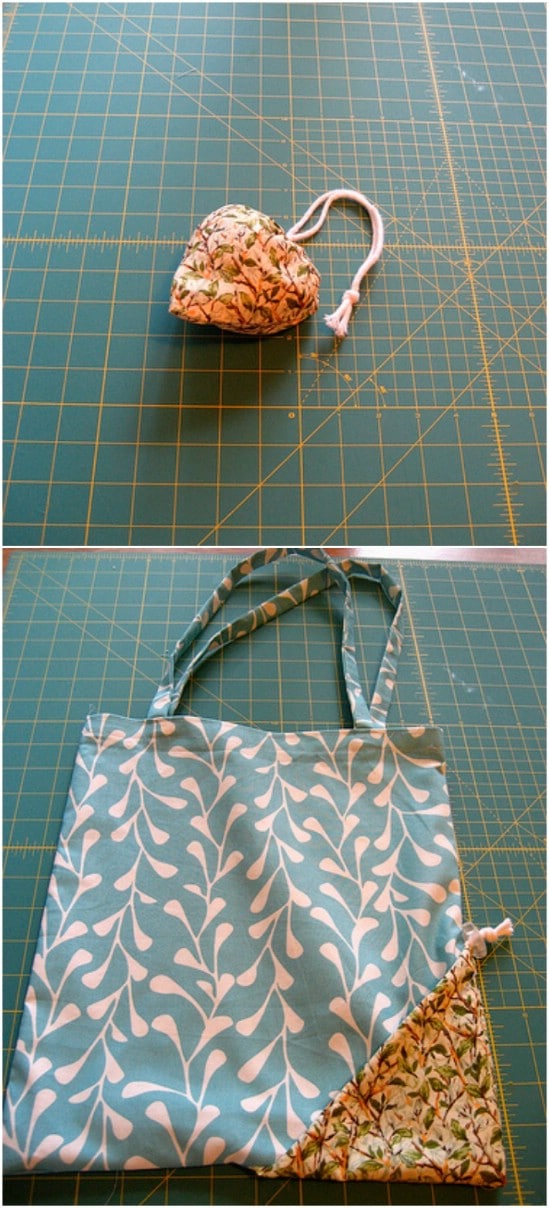 Compact Tote Bag With Surprise