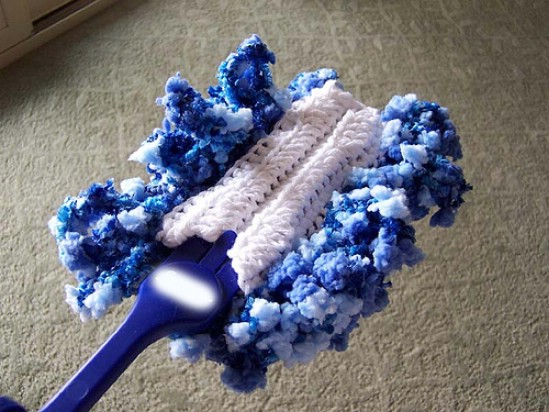 Crocheted Dust Mop Cover