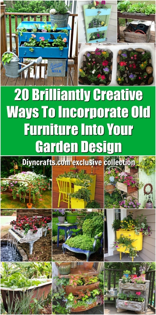 20 Brilliantly Creative Ways To Incorporate Old Furniture Into Your ...