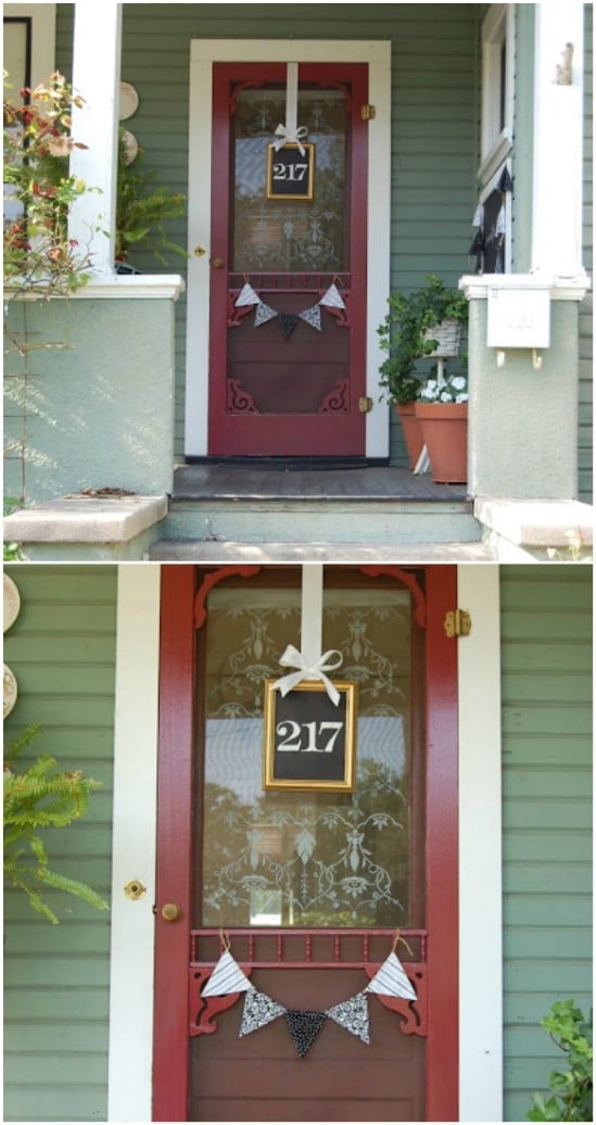 Picture Frame House Number Display