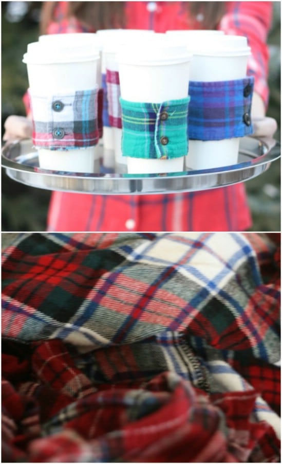 Flannel Cup Cozies
