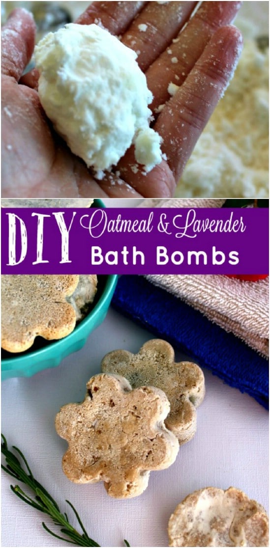 Lavender Oatmeal Bath Bombs