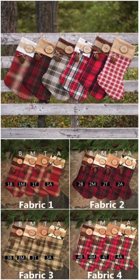 Christmas Flannel Stockings