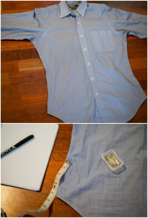 Easy Method For Taking In Dress Shirts