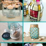 Mason jar crafts collage