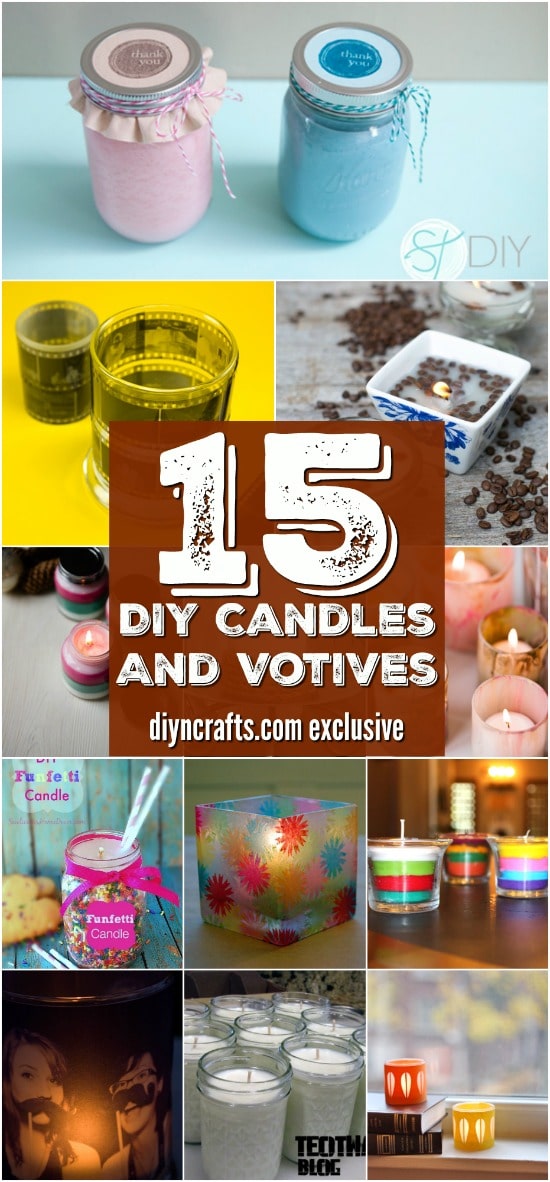15 Decorative And Easy Candles And Votives You Can DIY For Under $1