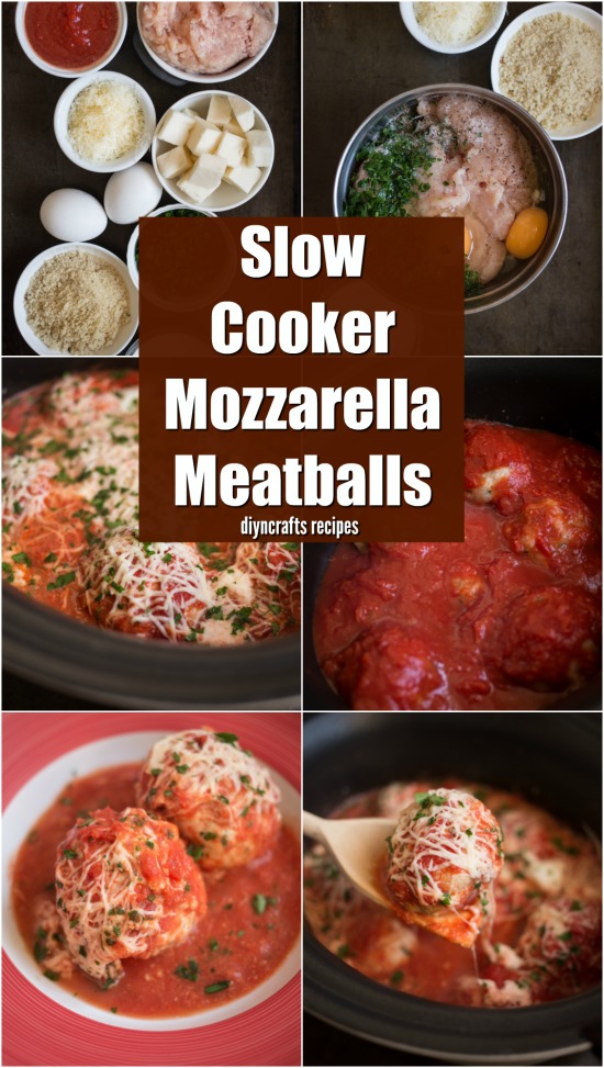 Pair These Slow Cooker Mozzarella Meatballs With Your Favorite Pasta!