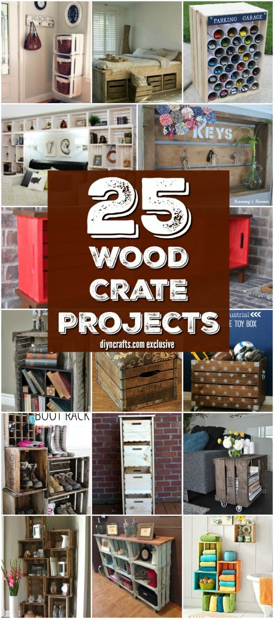 25 Wood Crate Upcycling Projects For Fabulous Home Decor