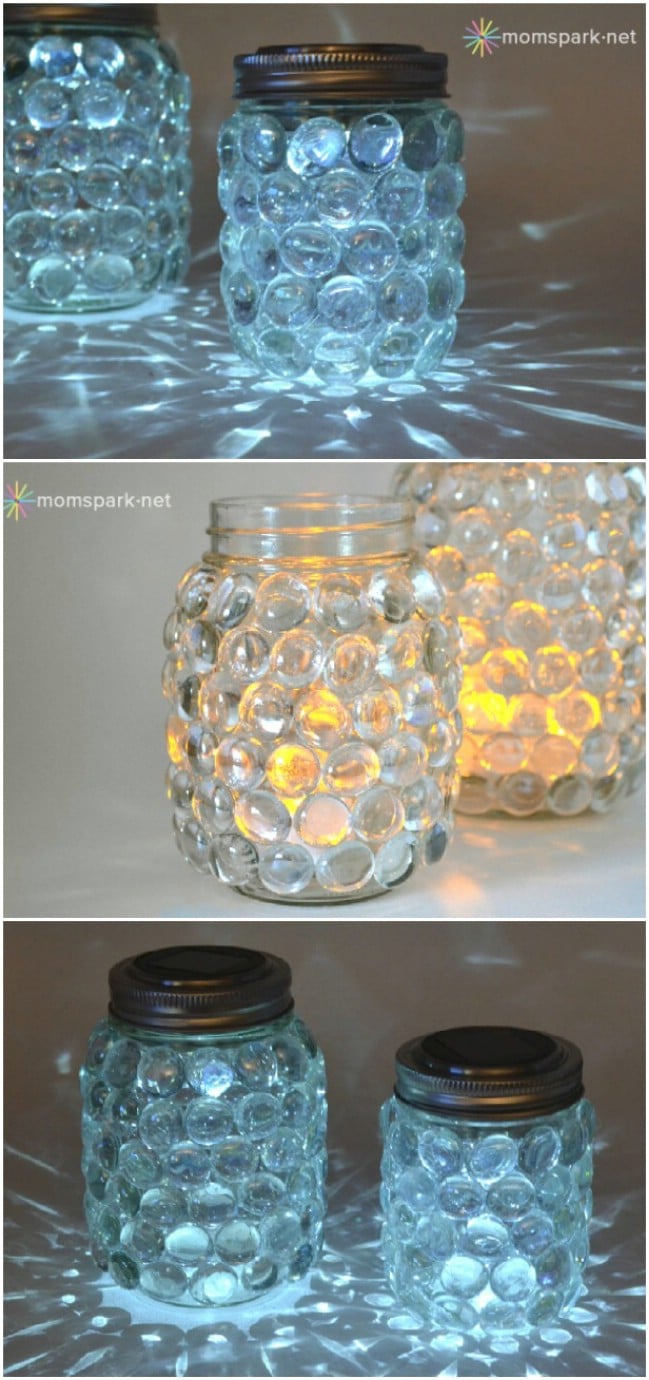 Easy DIY Mason Jar Luminaries