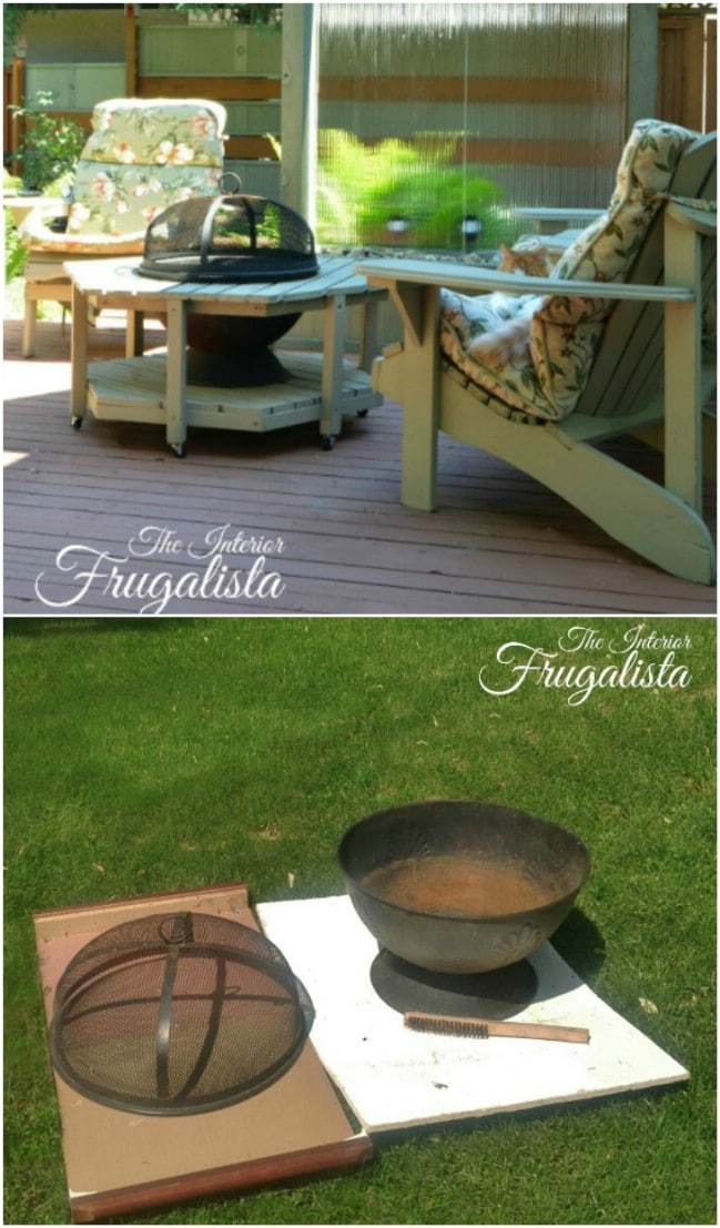 Easy DIY Fire Bowl Table