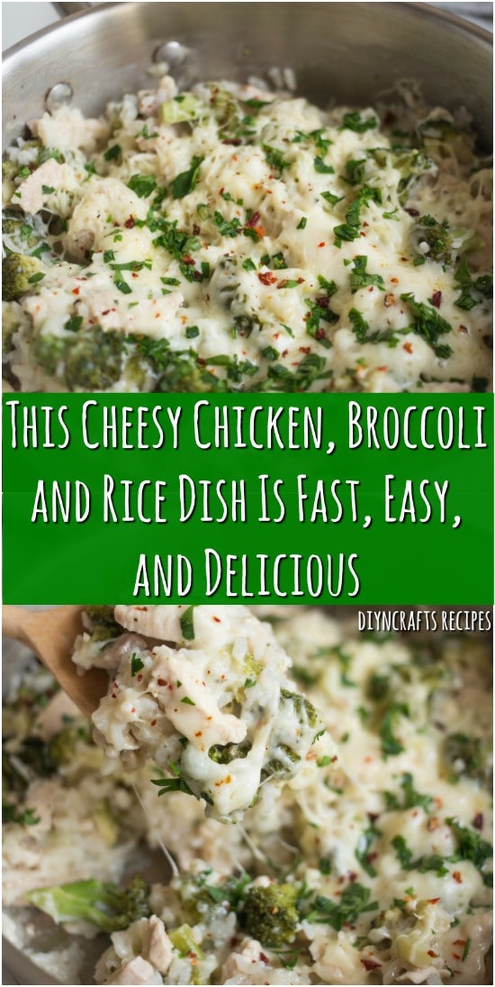 This Cheesy Chicken, Broccoli and Rice Dish Is Fast, Easy, and Delicious
