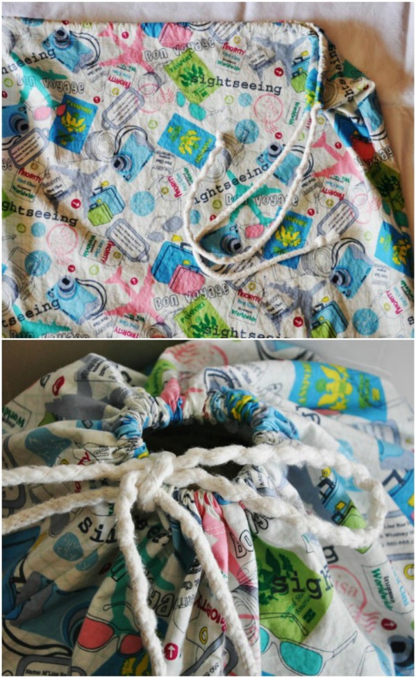 Simple And Quick DIY Laundry Bag