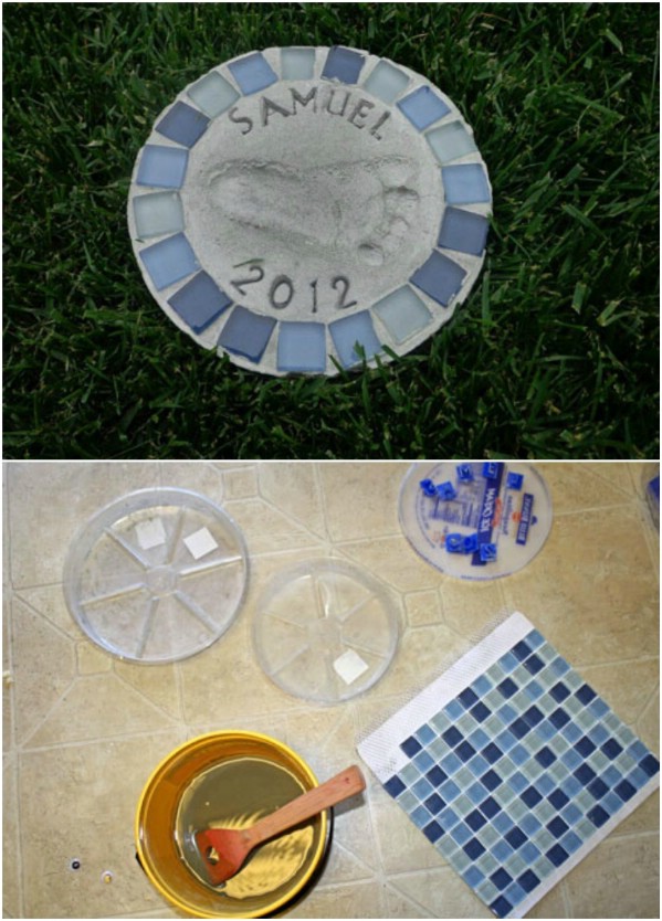 DIY Personalized Stepping Stones