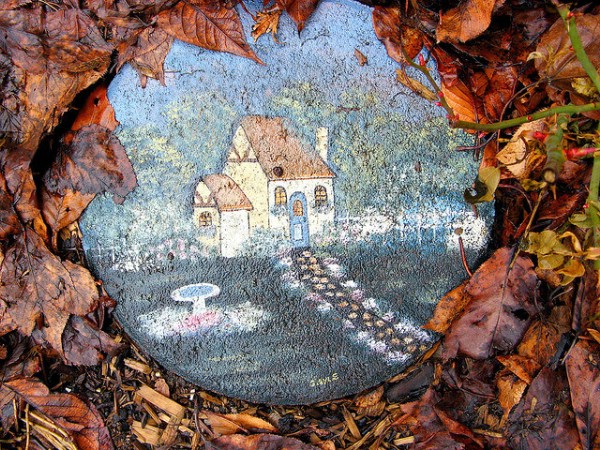 Hand Painted Stepping Stones