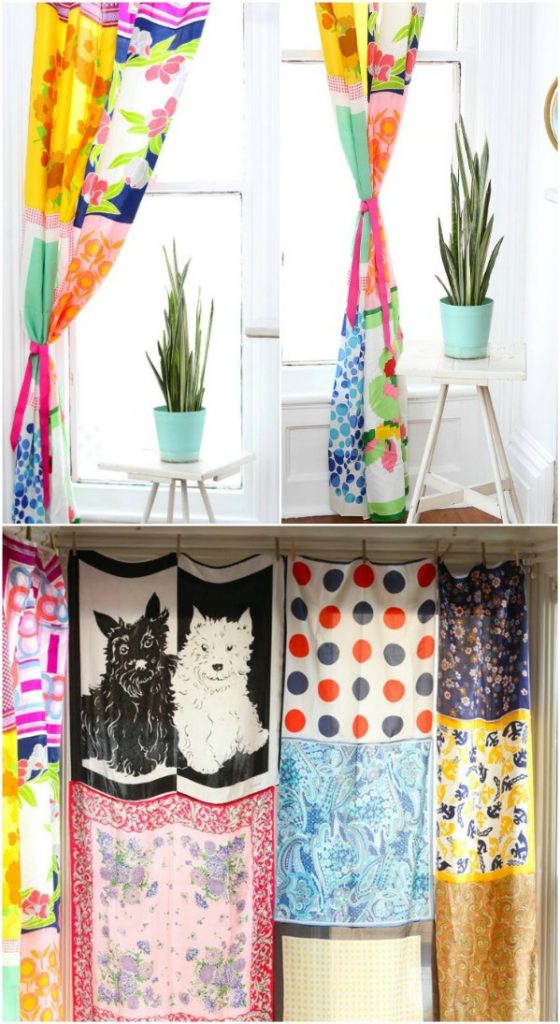 Repurpose Drapery 30 Brilliant Repurposing Ideas for Old Scarves (Budget Friendly!)