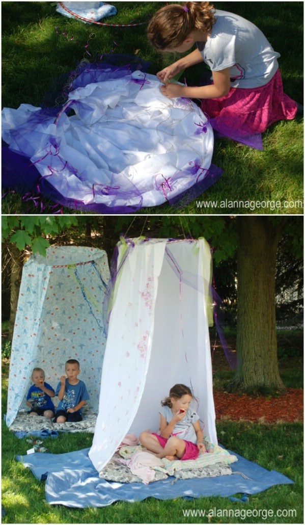 Fun Outdoor DIY Tents