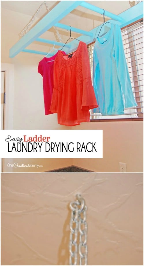 Laundry Room Drying Rack