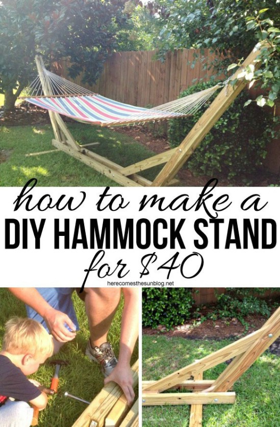 $40 DIY Hammock Stand