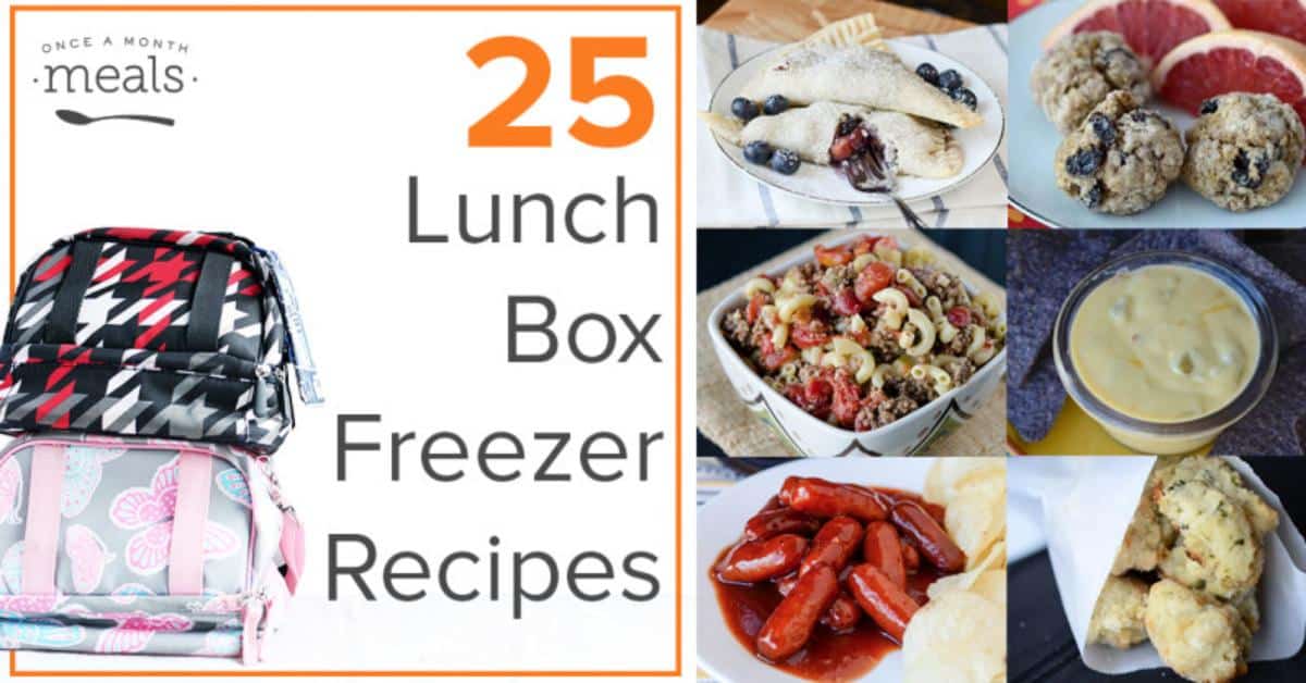 25 Lunch Box Freezer Recipes