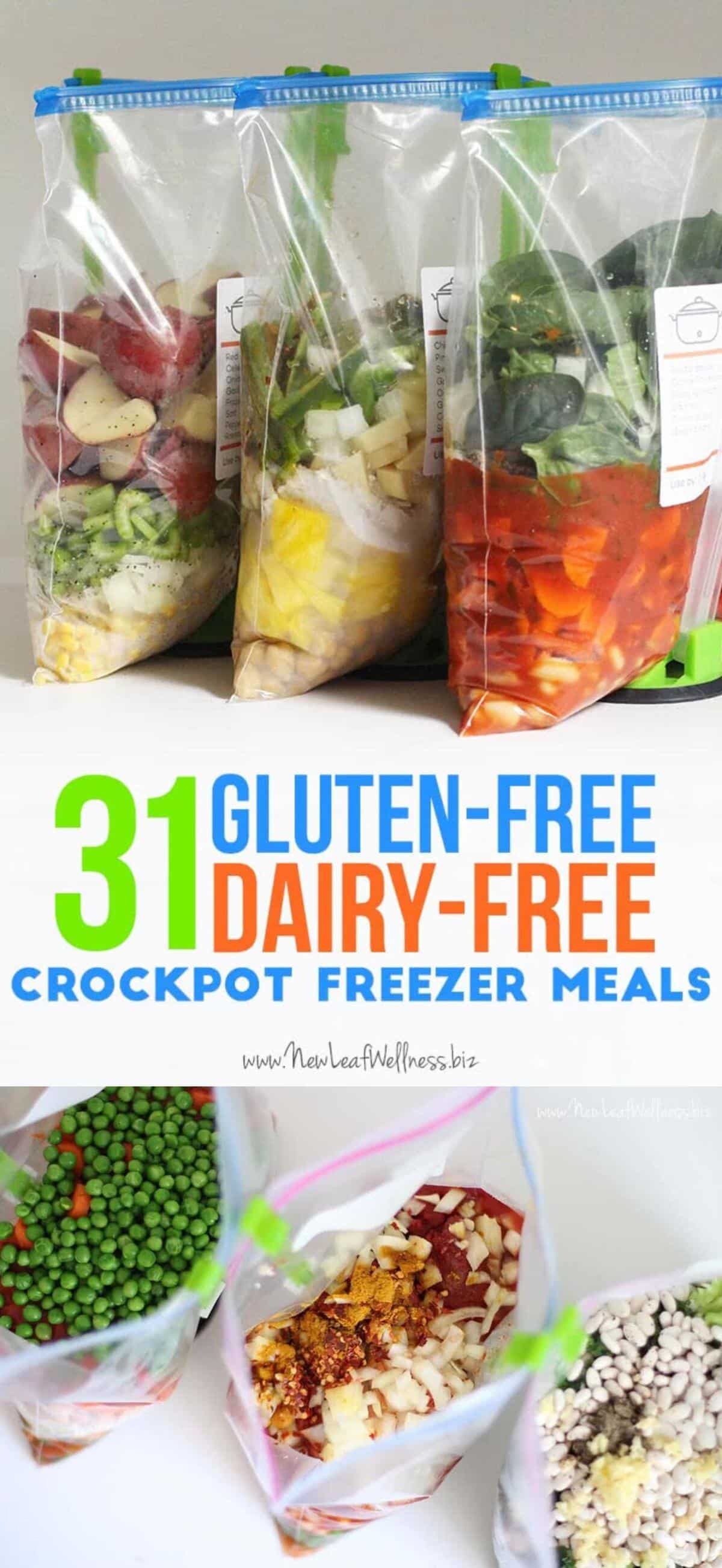 31 Gluten Free Freezer Meals